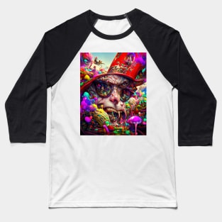 Fear And Loathing In Wonderland #12 Baseball T-Shirt